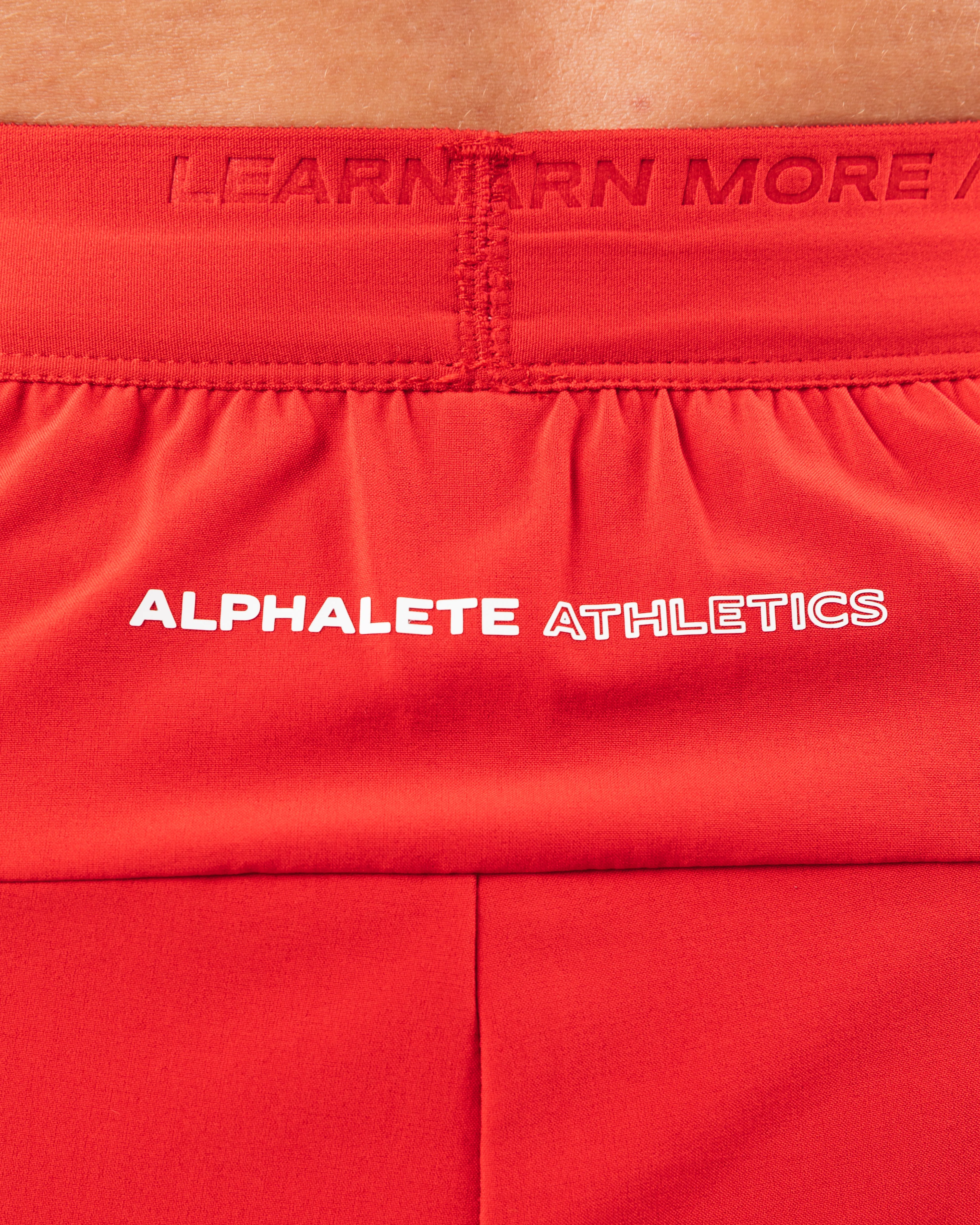 Elite Swift Short 5" - Carmine Alphalete Athletics