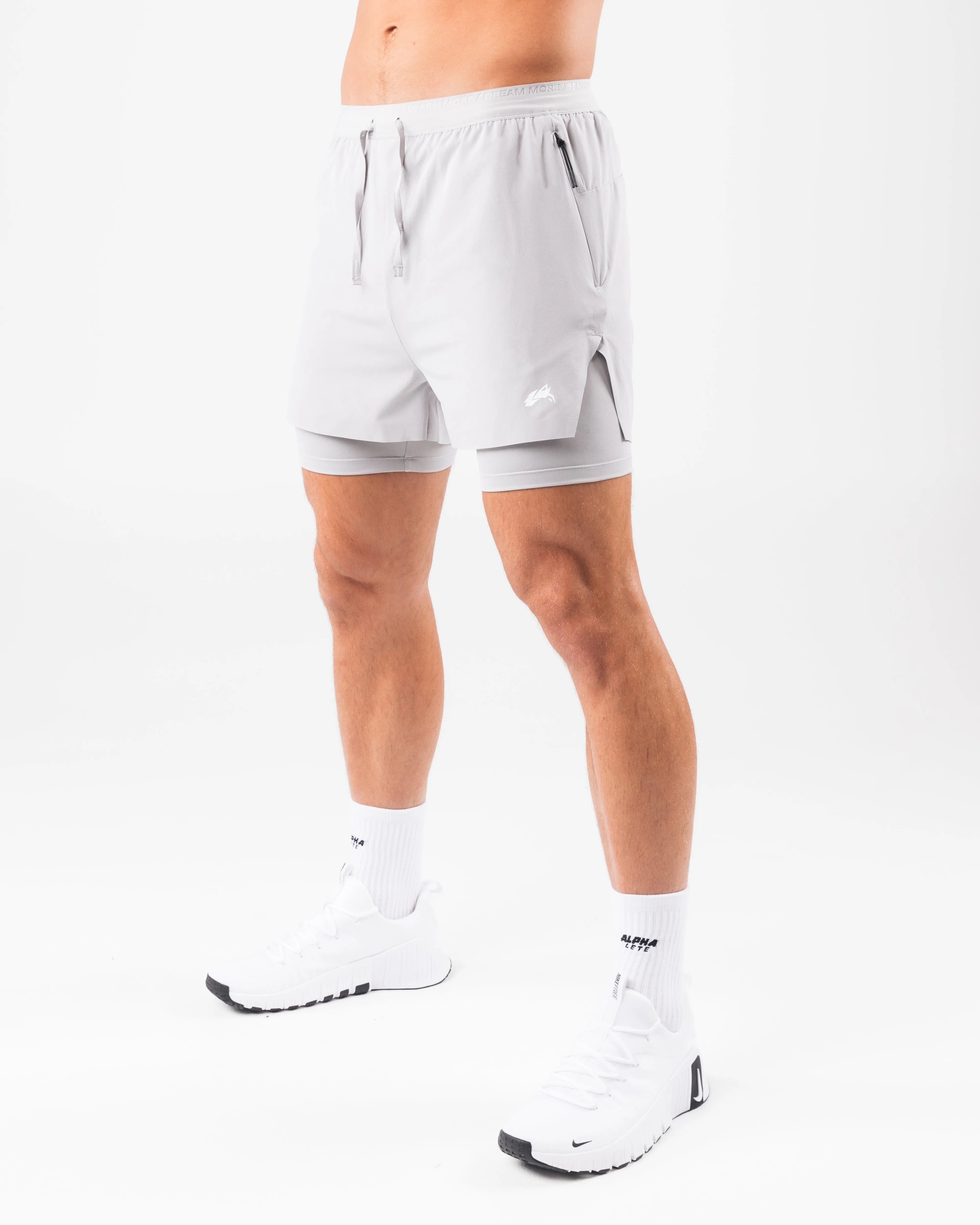 Elite Swift Short 5" - Chrome Alphalete Athletics