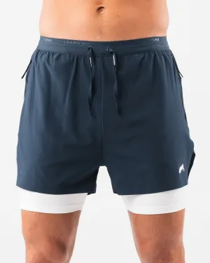 Elite Swift Short 5" - Deep Navy Alphalete Athletics