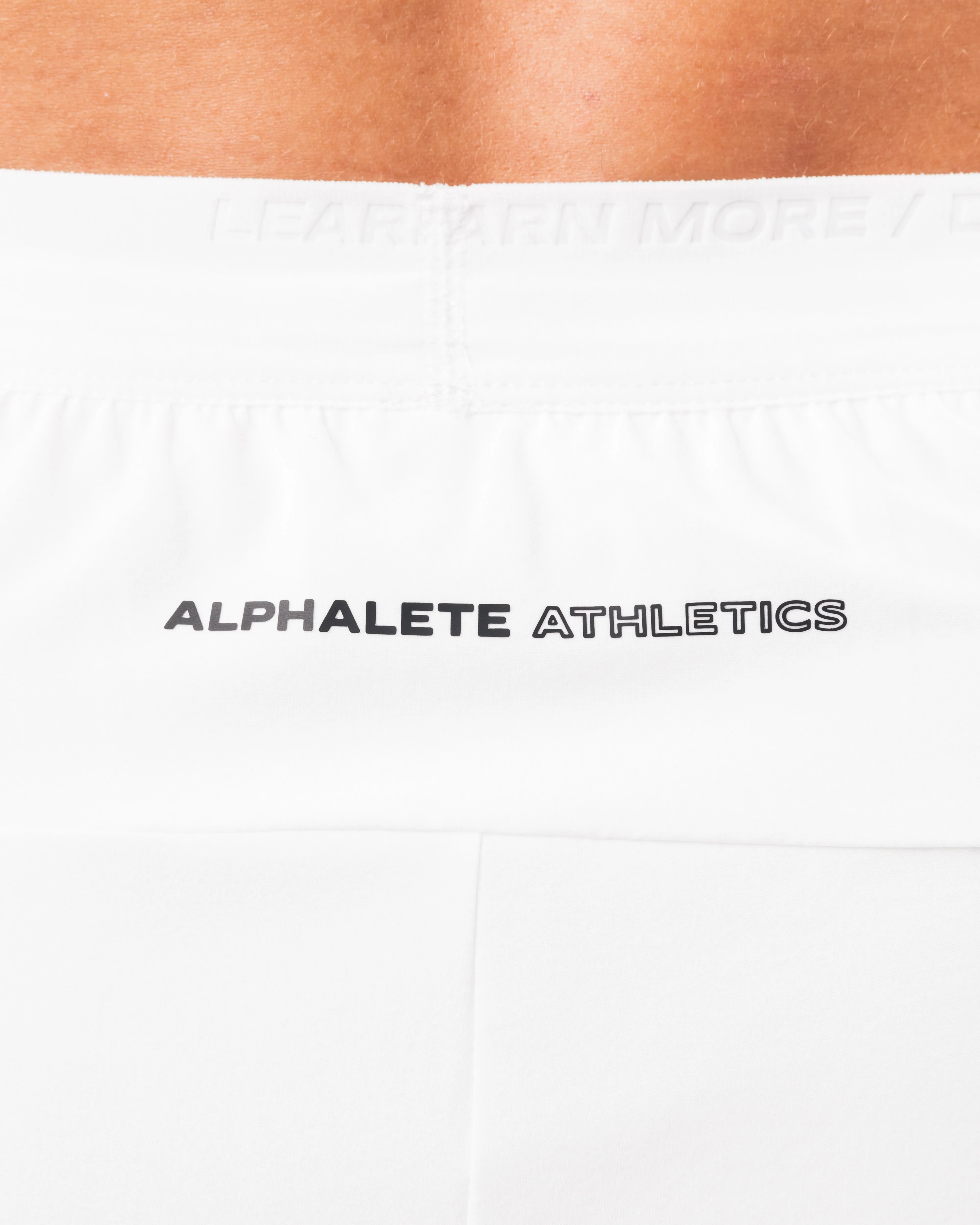 Elite Swift Short 5" - White Alphalete Athletics
