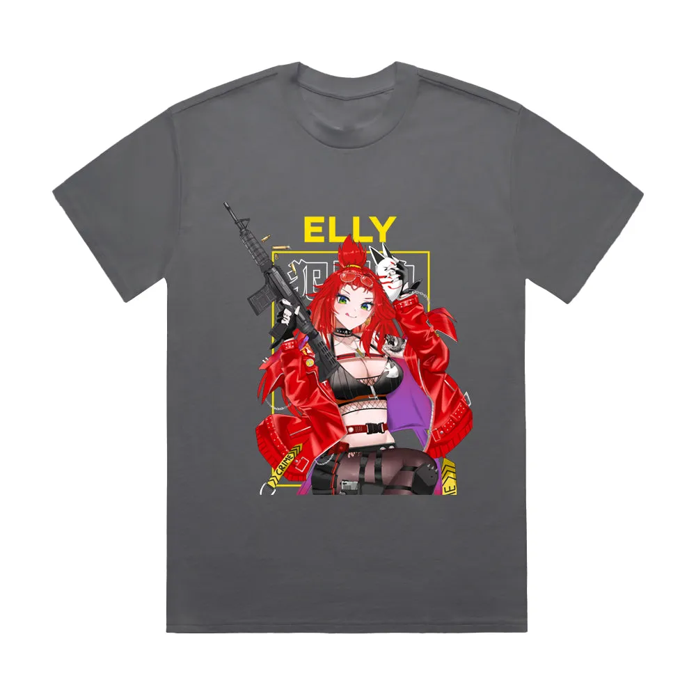 Elly Bullet Fire T-Shirt(Gray)