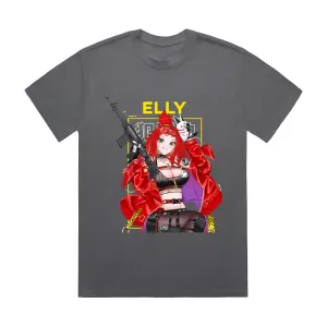 Elly Bullet Fire T-Shirt(Gray)