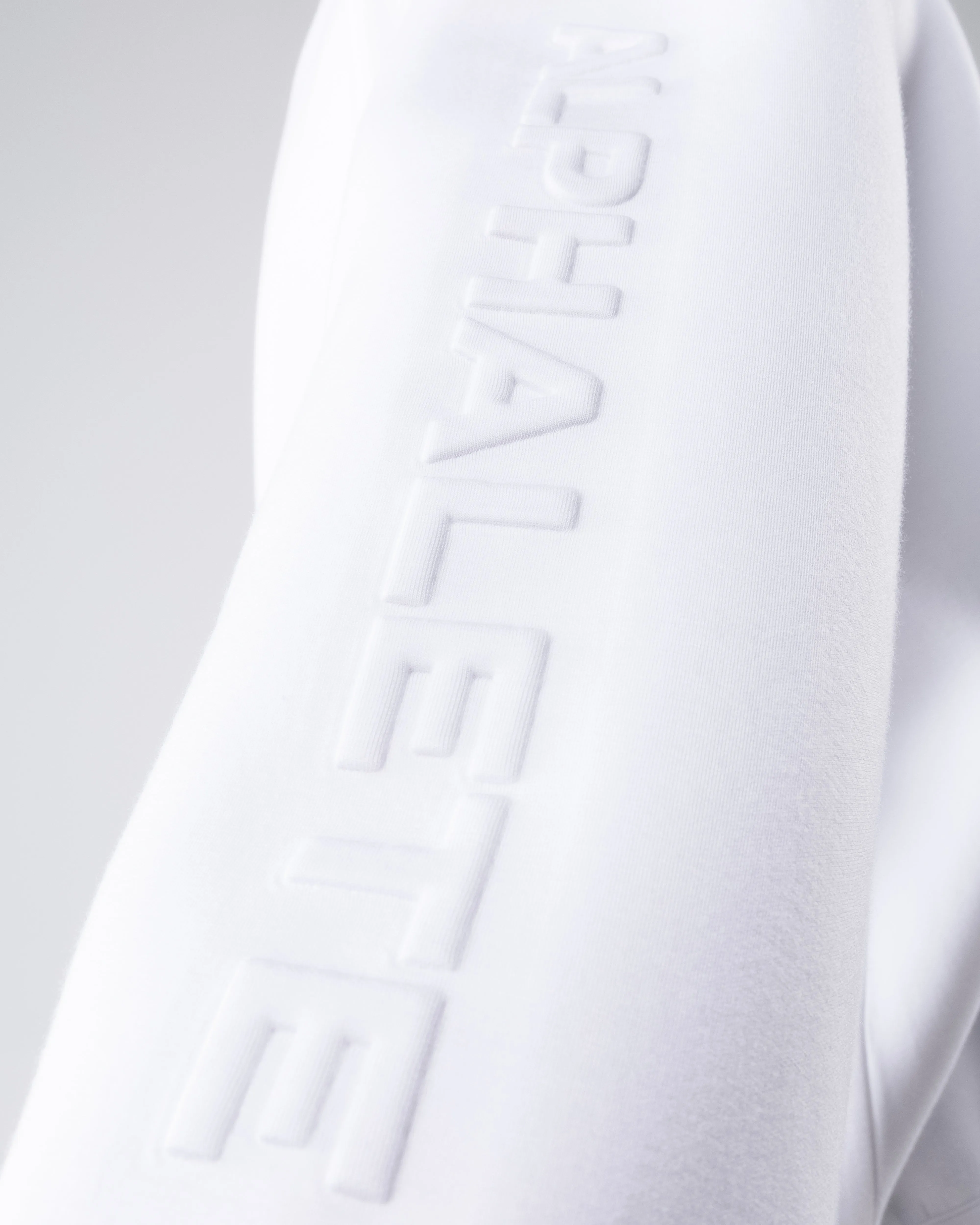 ELMTS Quarter Zip - White Alphalete Athletics