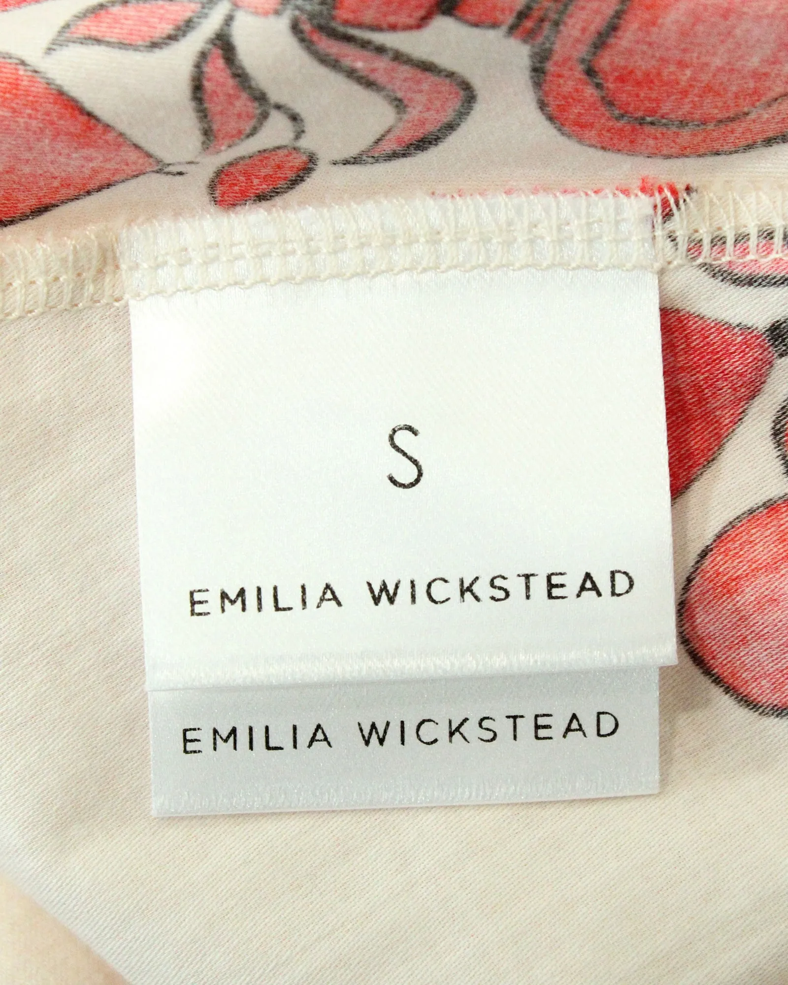 Emilia Wickstead Fifi Pyjama Set in Red Cotton