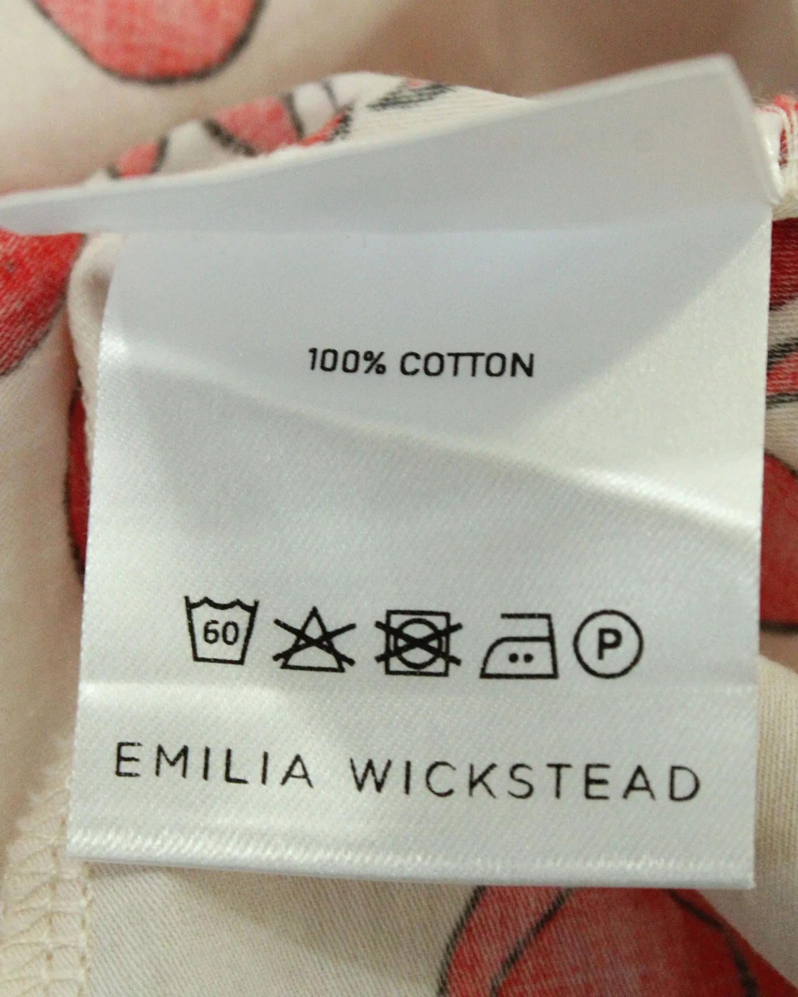 Emilia Wickstead Fifi Pyjama Set in Red Cotton