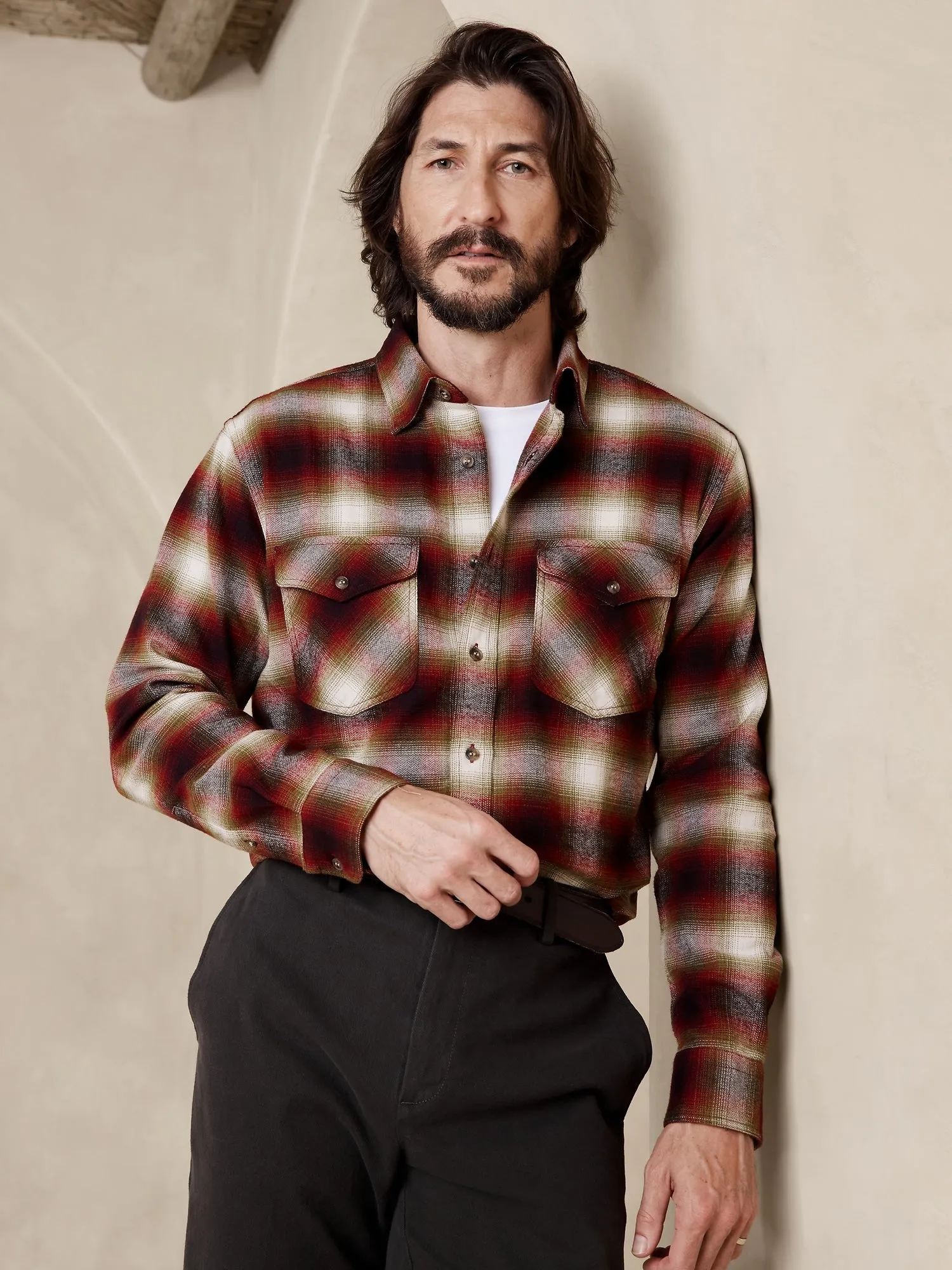 Emiliano Utility Shirt Banana Republic