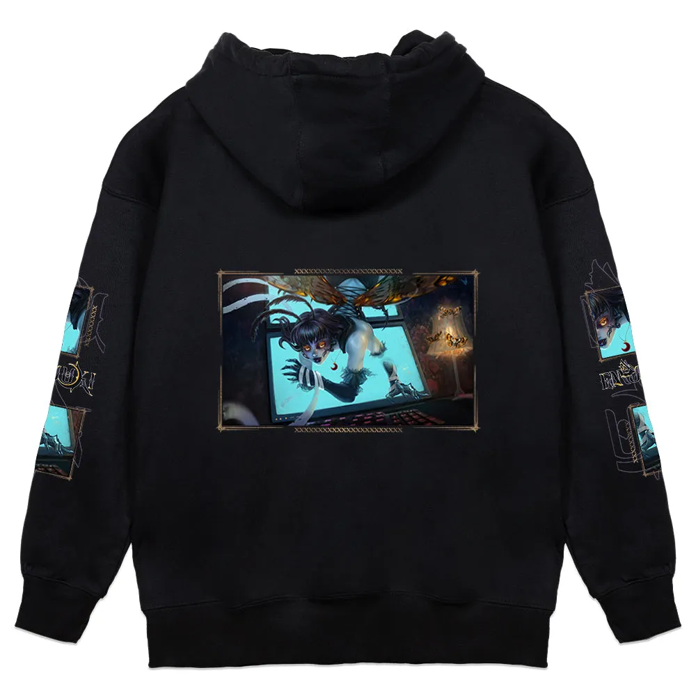 Emuuki_ Death Head Moth Hoodie