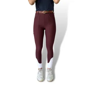 Equus Elite tights burgundy