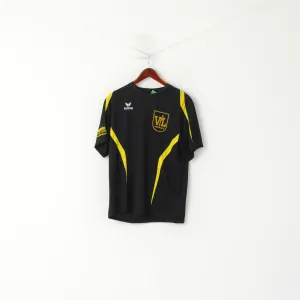 Erima Men 44/46 L Shirt Black Vintage VFL Westercelle Sportswear Jersey Top