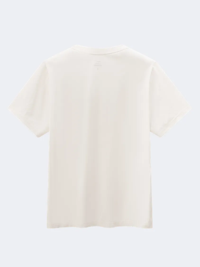 Erke Crew Men Lifestyle T-Shirt Cheese White