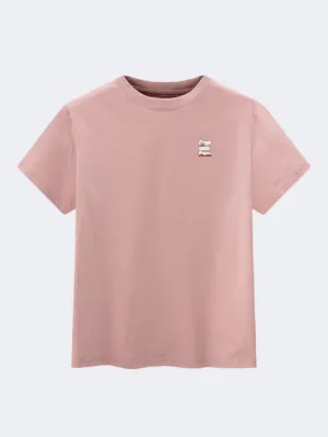 Erke Crew Women Lifestyle T-Shirt Smoke Pink