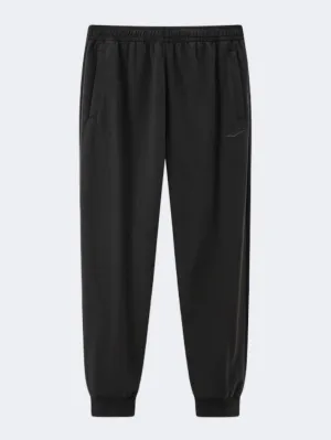 Erke Knitted Cropped Men Training Pant Black