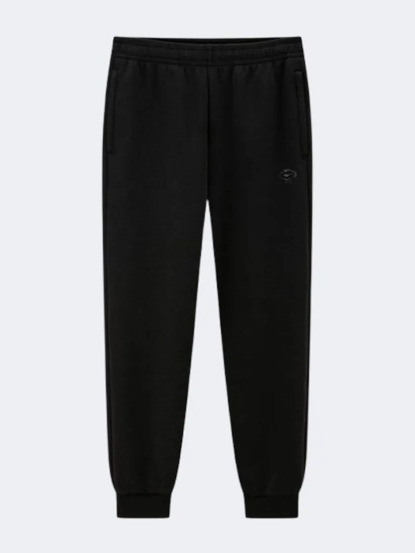 Erke Knitted Cropped Women Training Pant Black