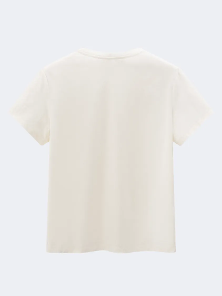 Erke Women Lifestyle T-Shirt Glacier White