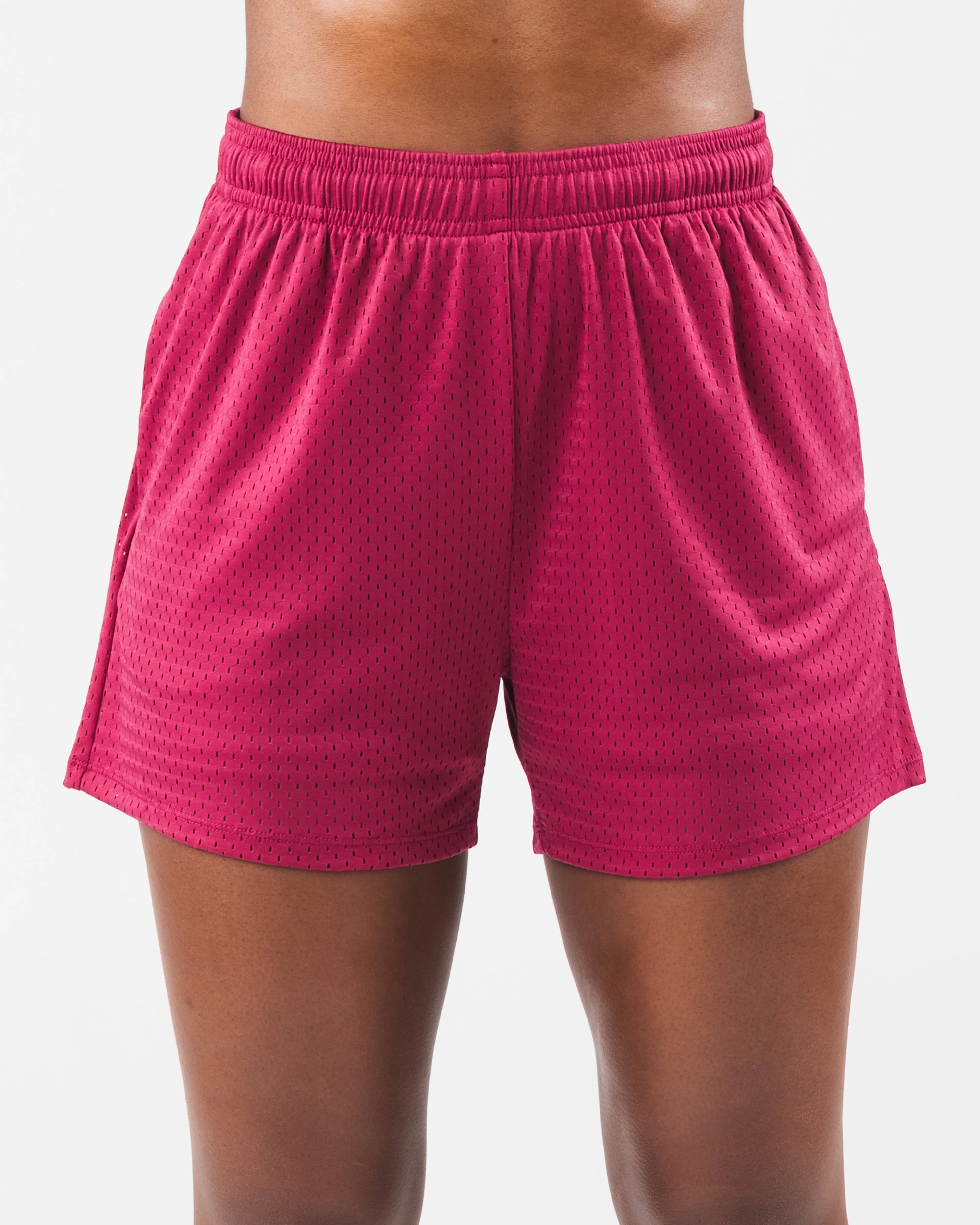 Essential Mesh Short - Berry Alphalete Athletics