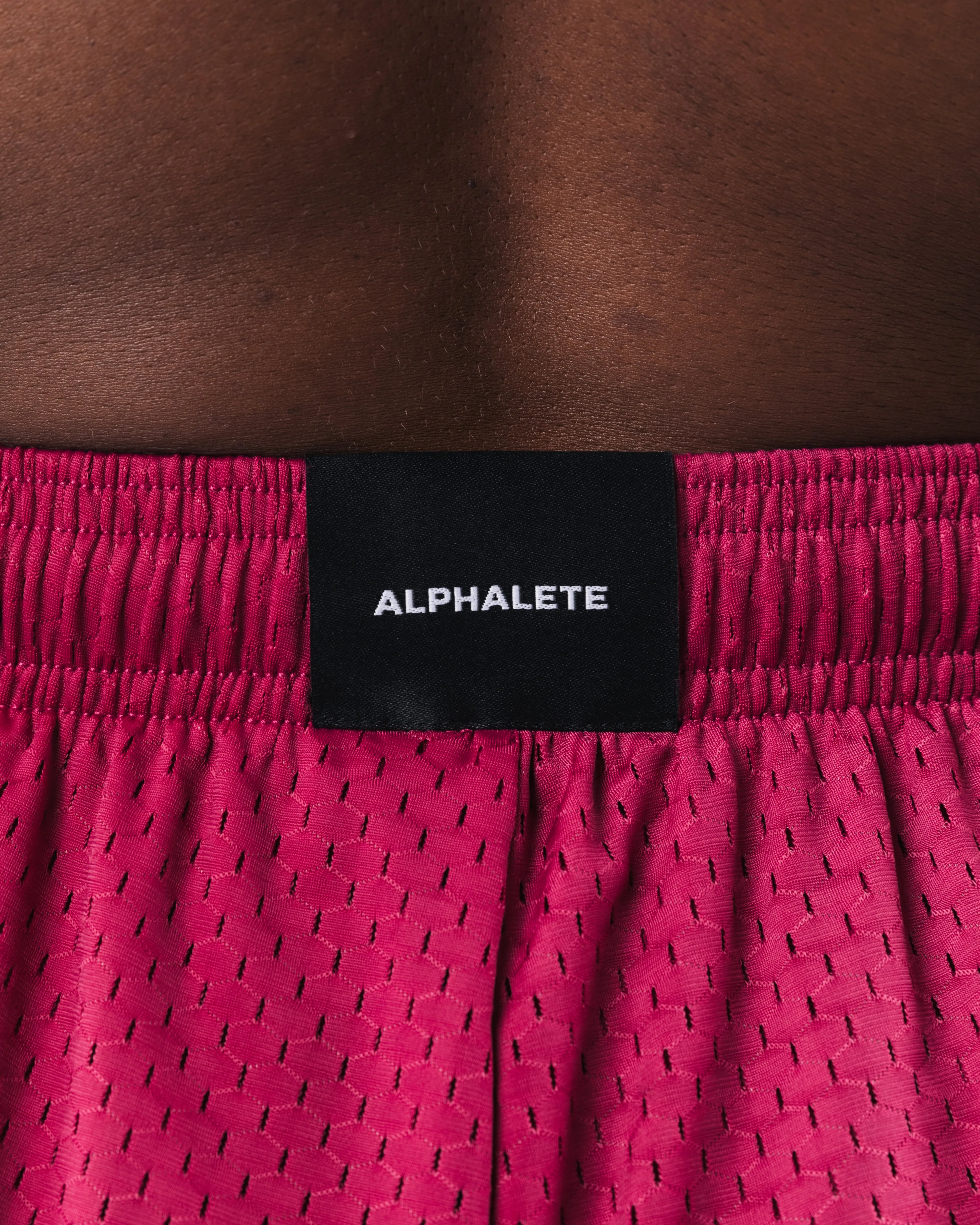 Essential Mesh Short - Berry Alphalete Athletics