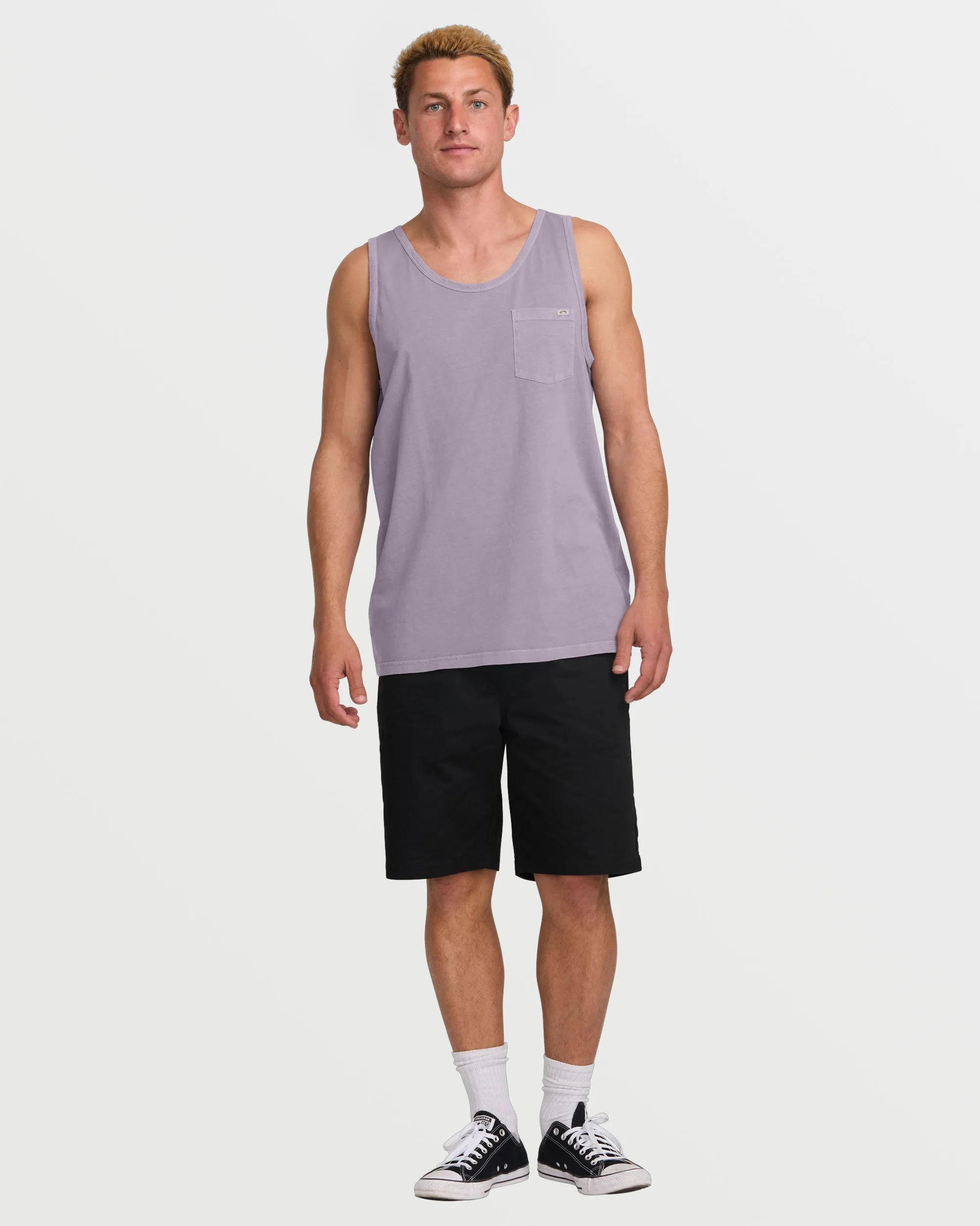 Essential Premium Wave Wash Tank - Light Purple Billabong