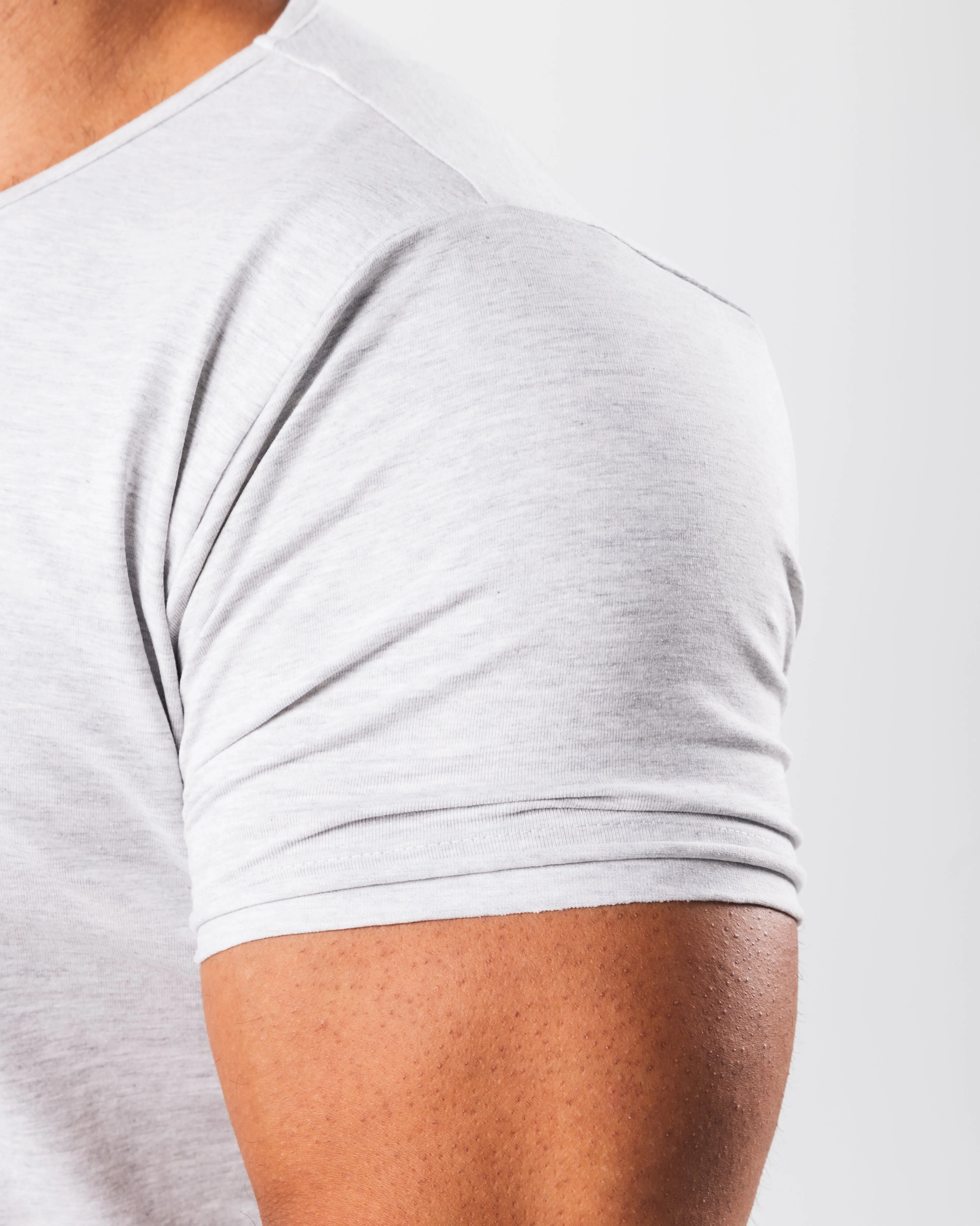 Essential Scoop Neck - Heather Grey Alphalete Athletics
