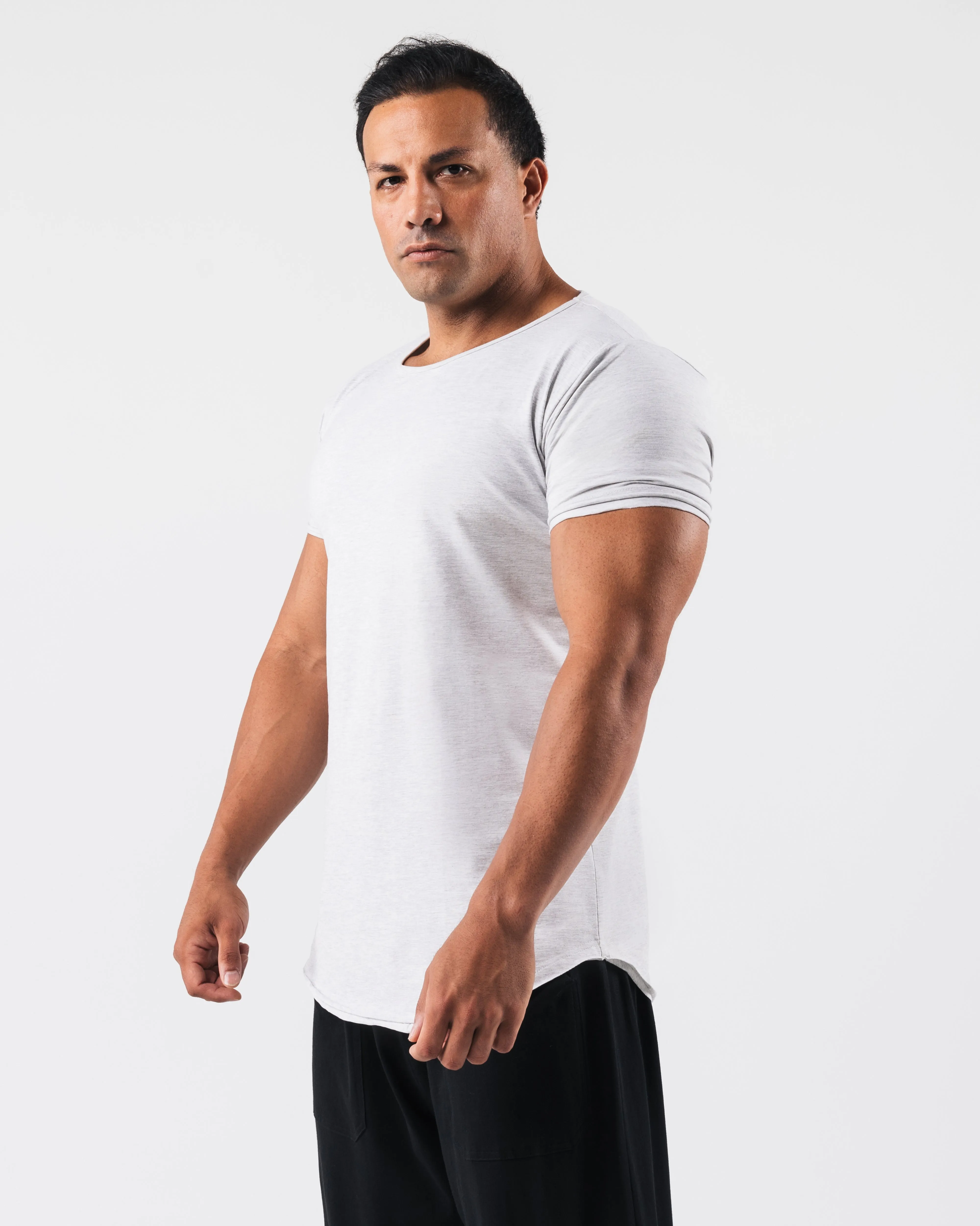 Essential Scoop Neck - Heather Grey Alphalete Athletics