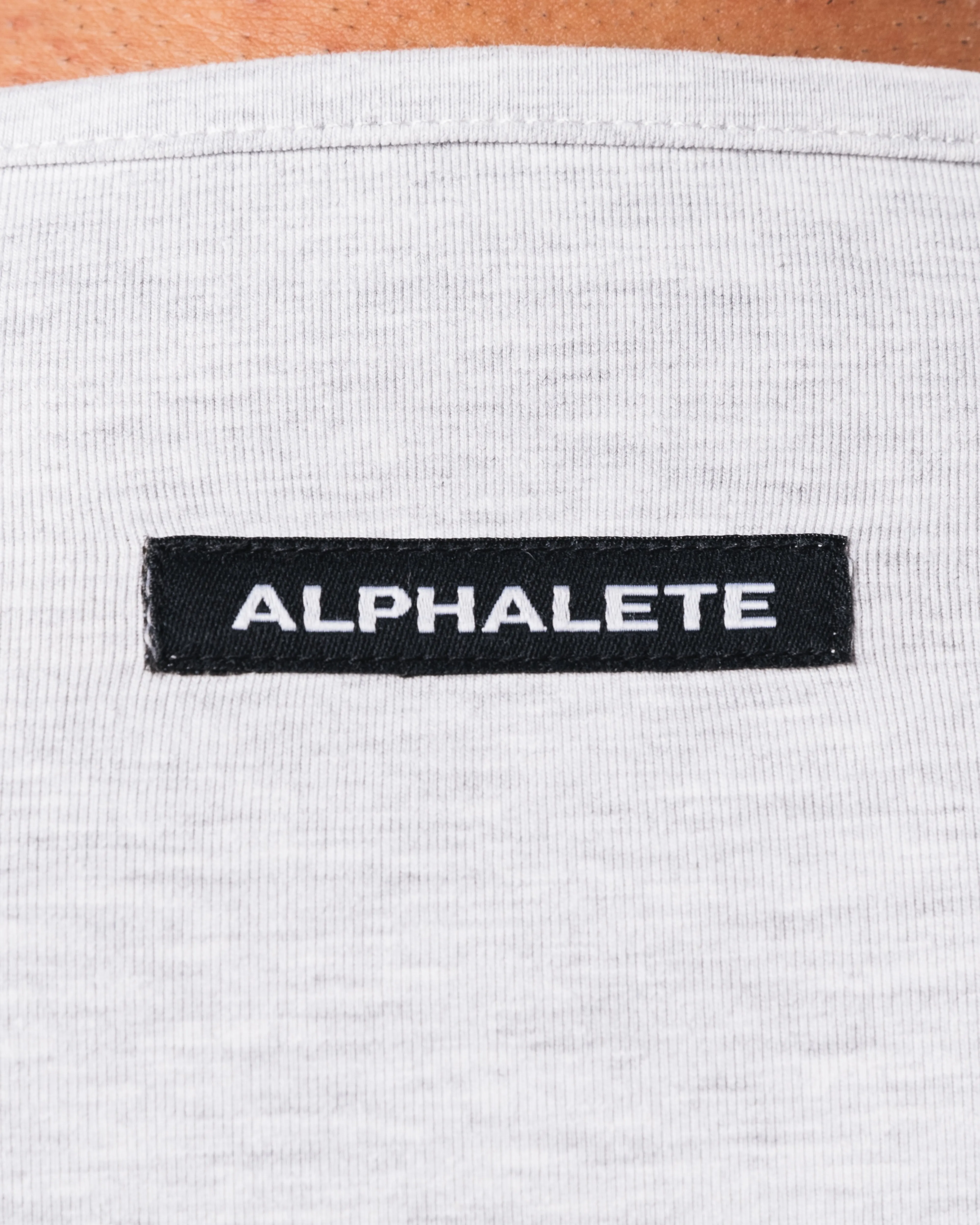 Essential Scoop Neck - Heather Grey Alphalete Athletics