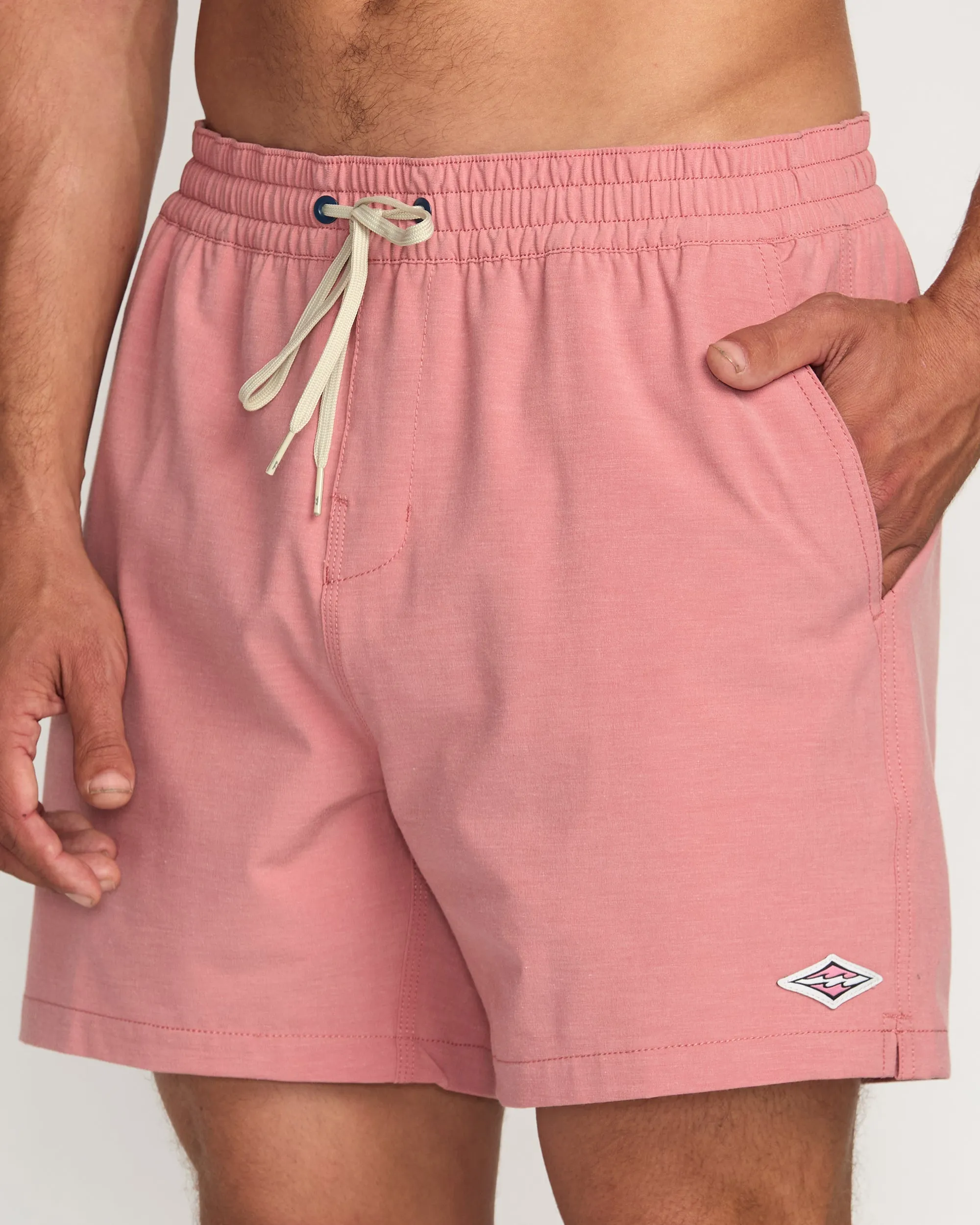 Every Other Day Laybacks 16" Trunks - Dusty Rose Billabong