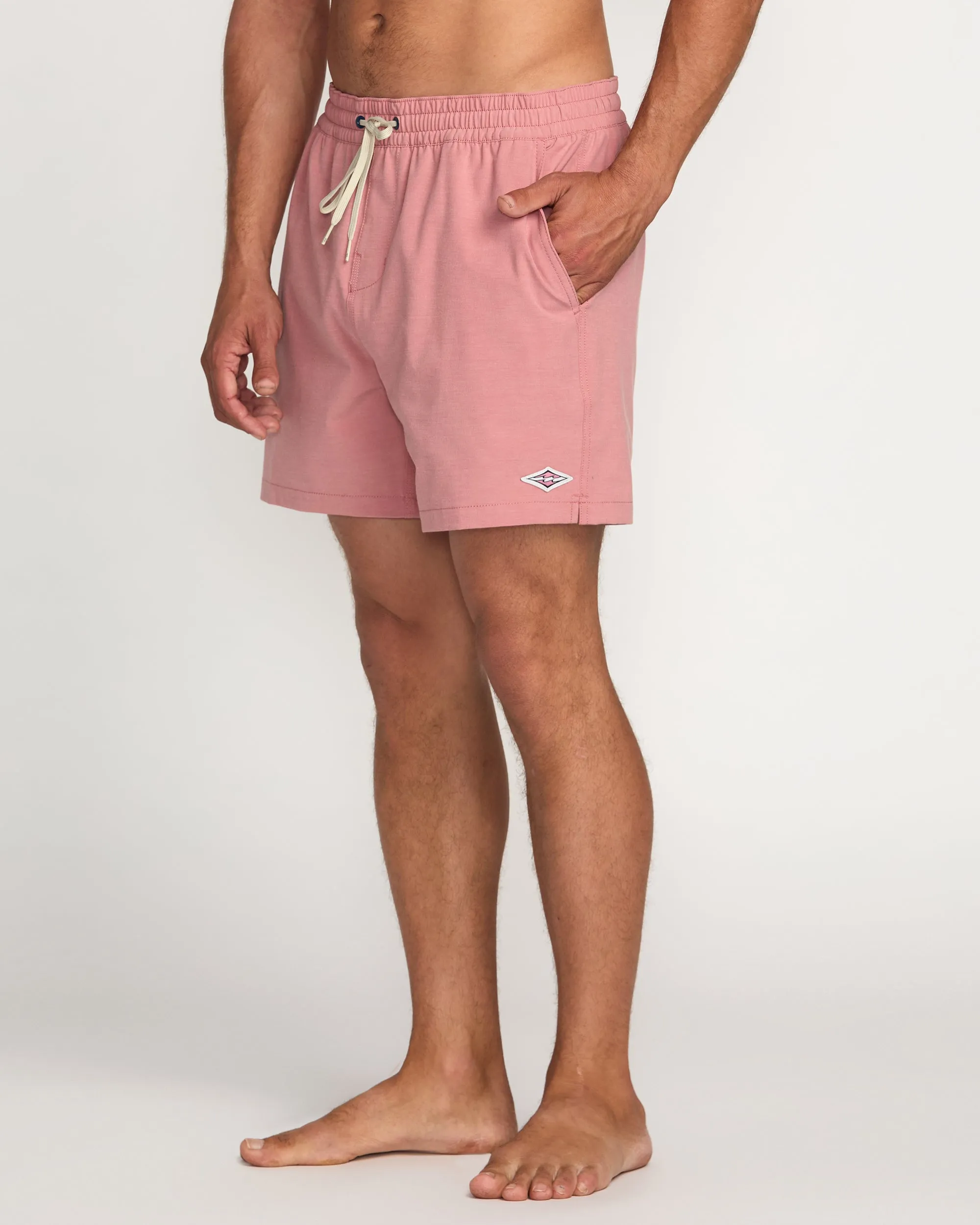 Every Other Day Laybacks 16" Trunks - Dusty Rose Billabong
