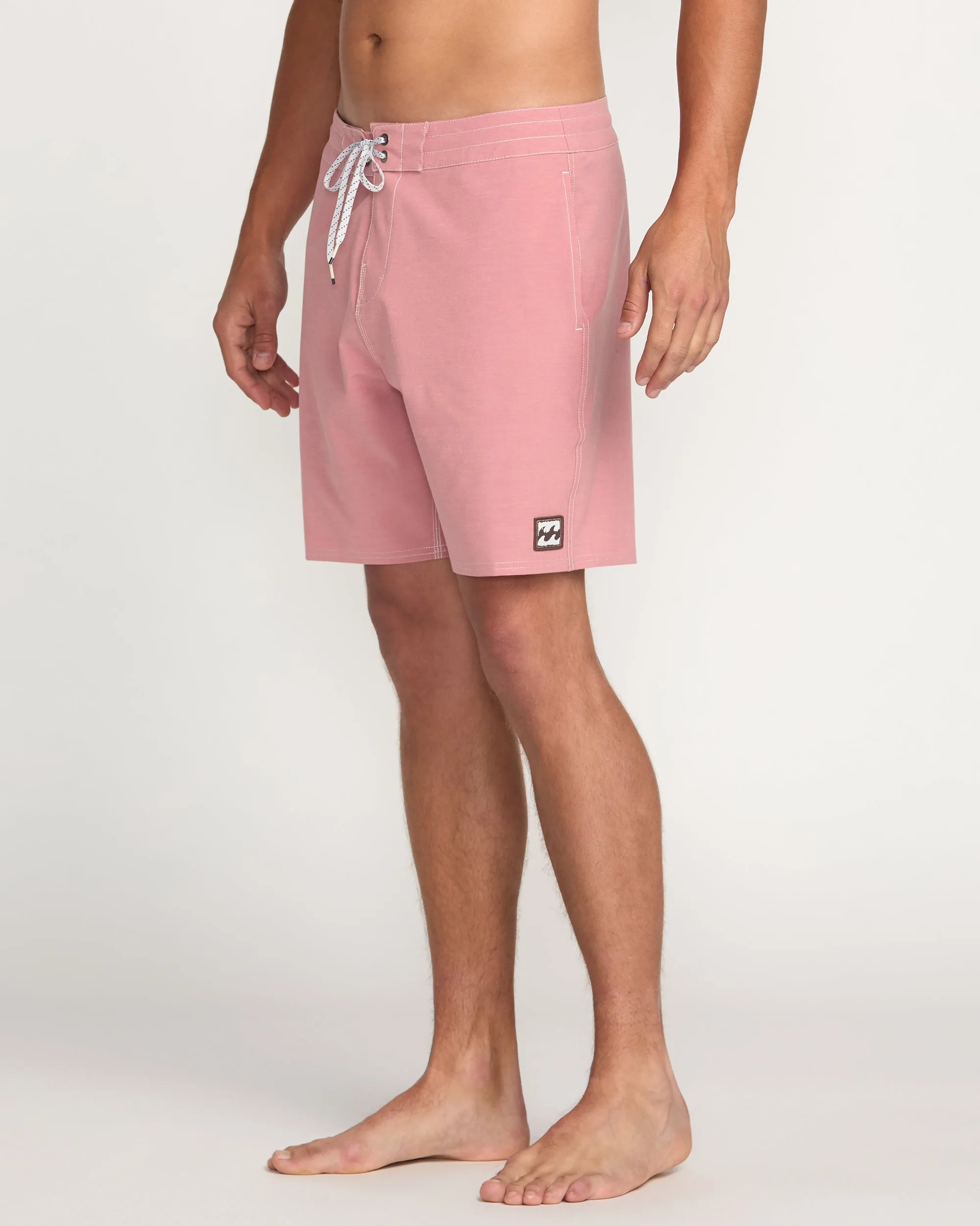 Every Other Day Lo Tide 18" Boardshorts - Dusty Rose Billabong