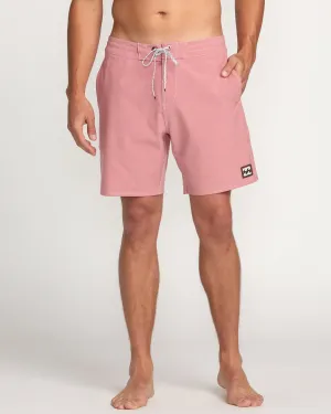 Every Other Day Lo Tide 18" Boardshorts - Dusty Rose Billabong