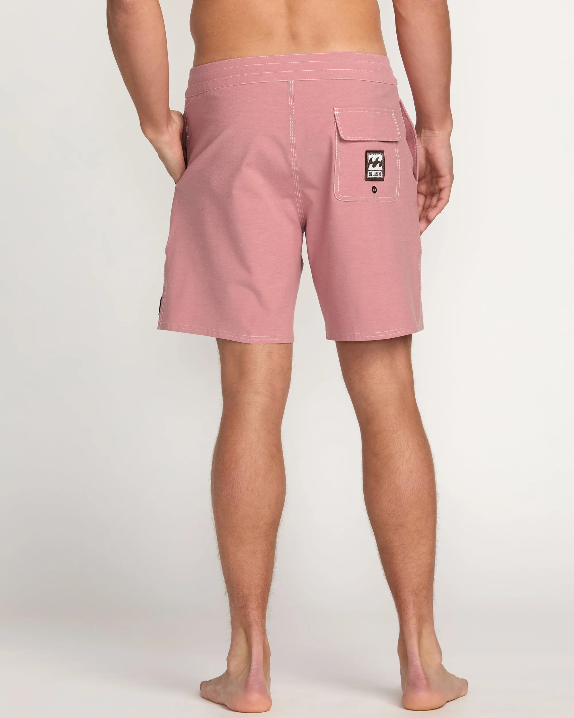 Every Other Day Lo Tide 18" Boardshorts - Dusty Rose Billabong