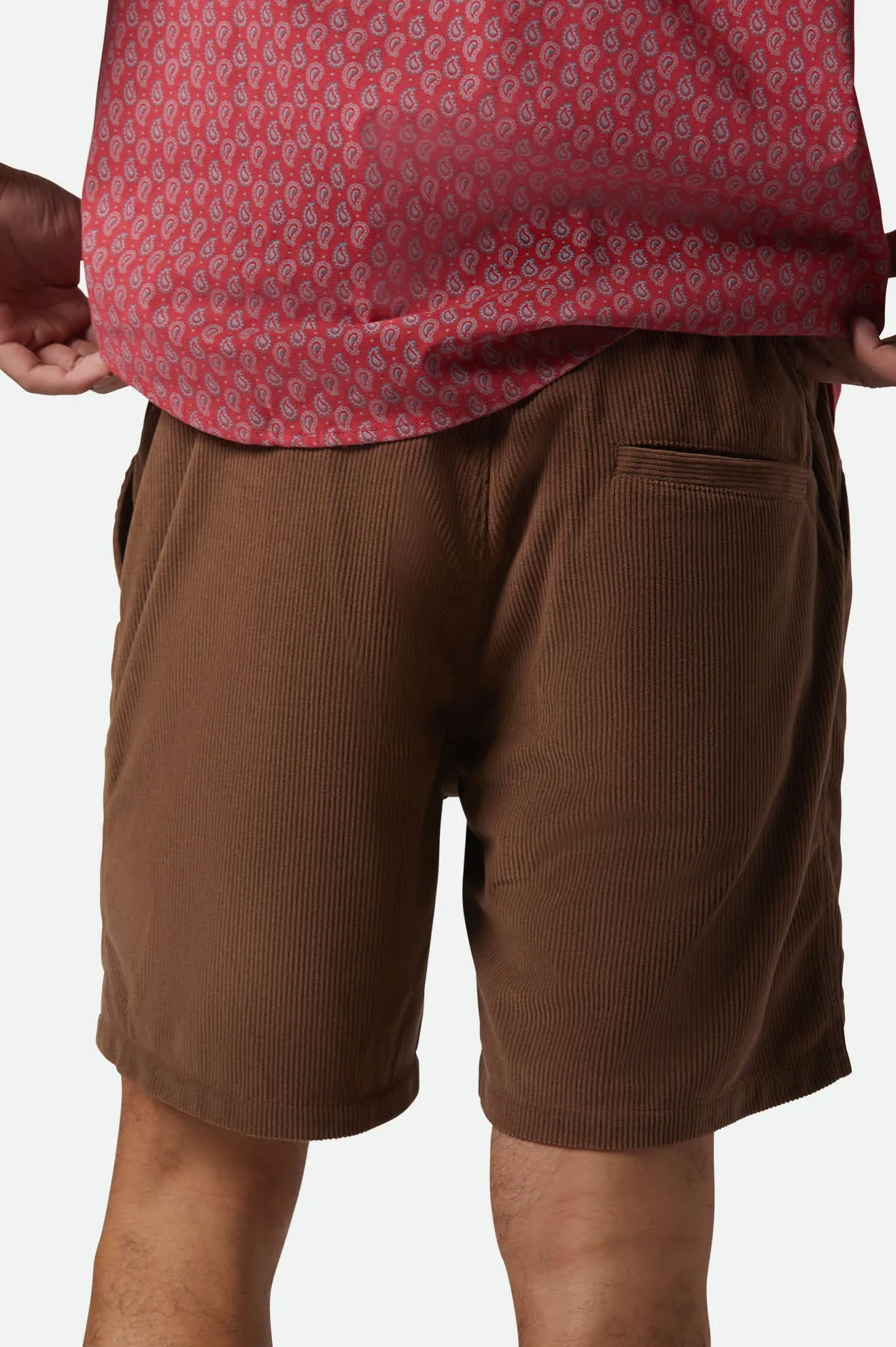 Everyday Corduroy Short - Pinecone Brown Brixton