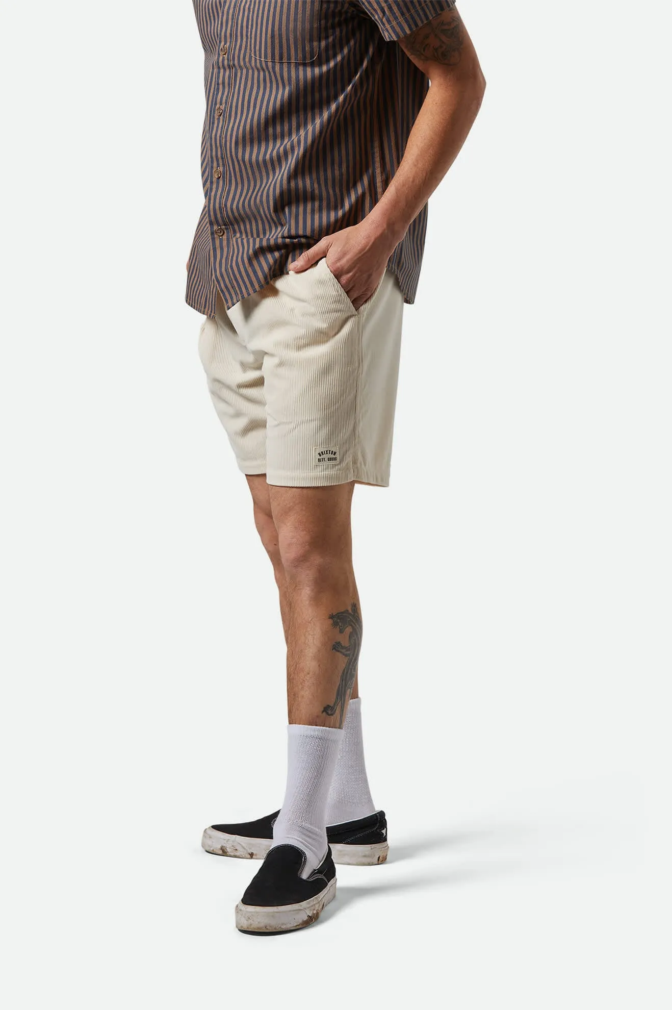 Everyday Corduroy Short - Whitecap Brixton