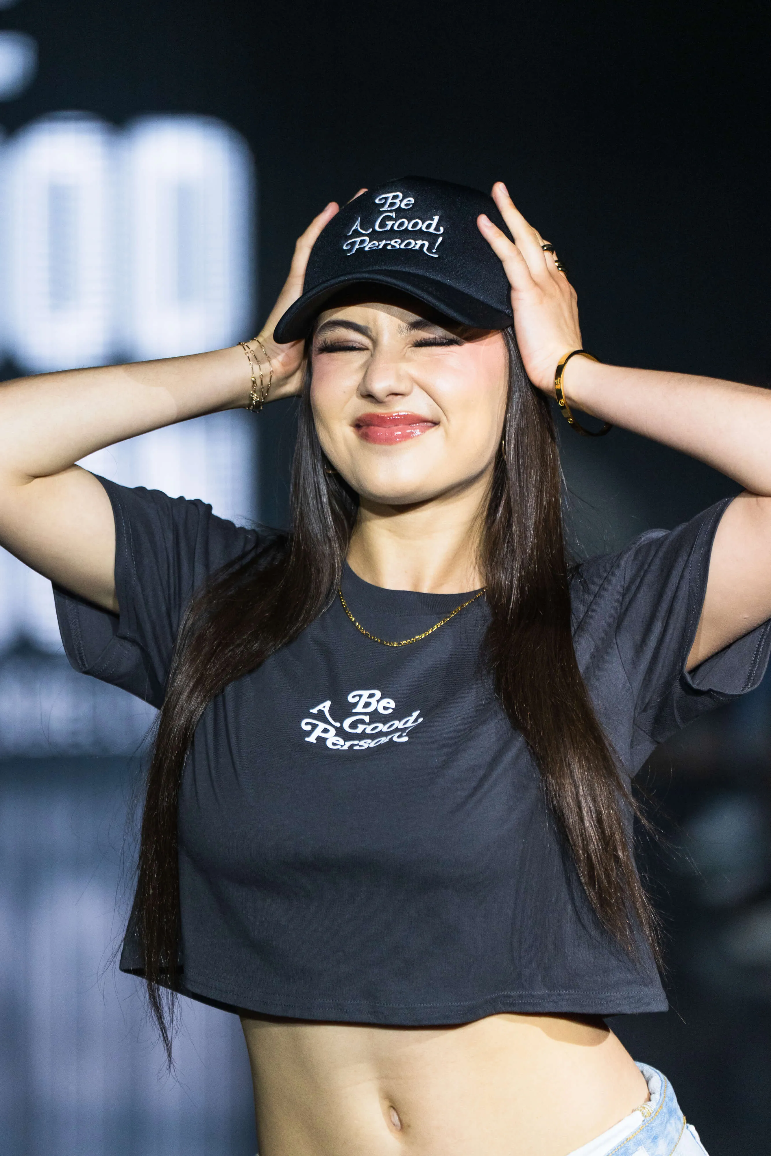 Exclamation Trucker Hat - Black