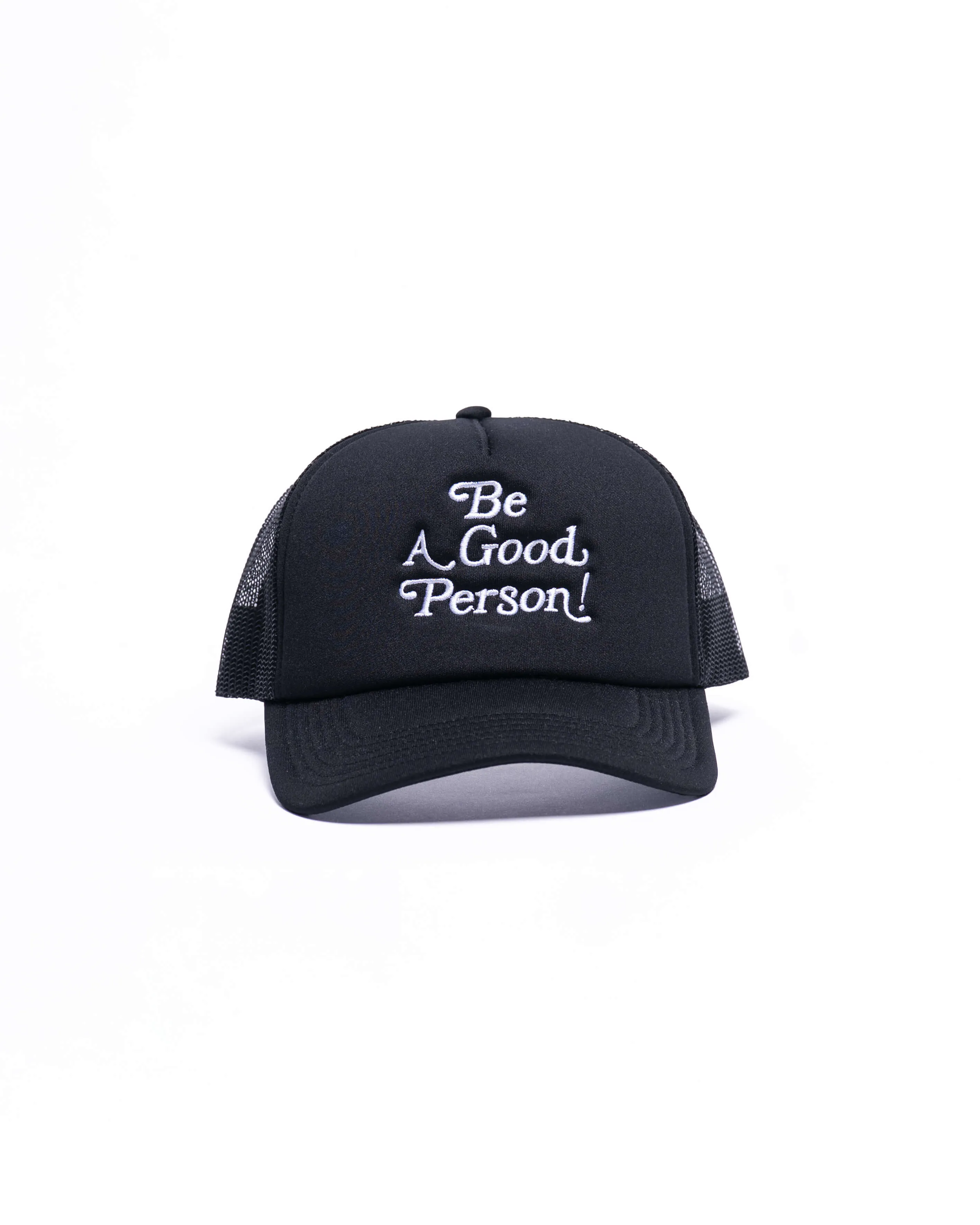 Exclamation Trucker Hat - Black