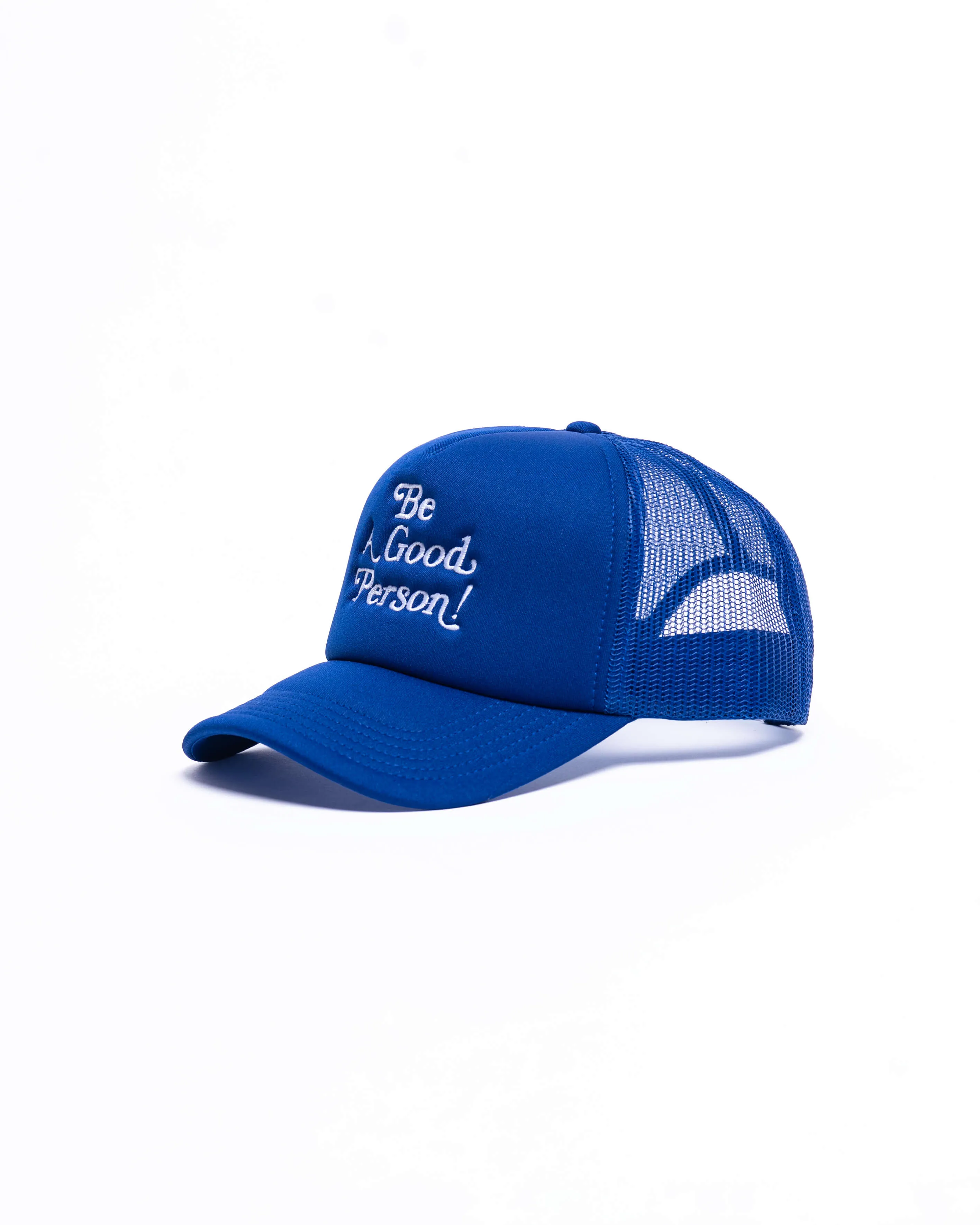 Exclamation Trucker Hat - Blue