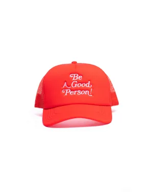 Exclamation Trucker Hat - Red