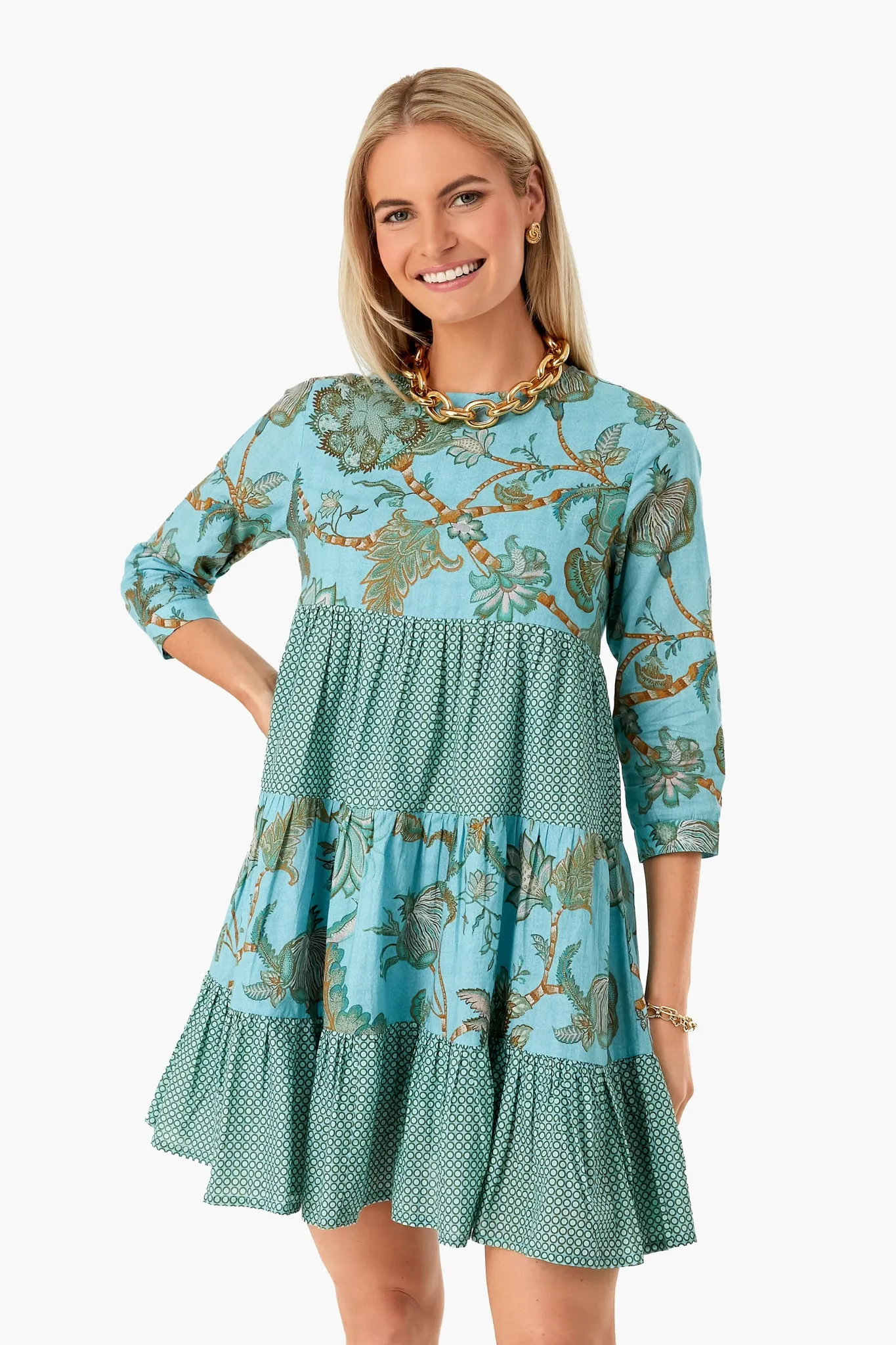 Exclusive Turquoise Camilla Rene Dress