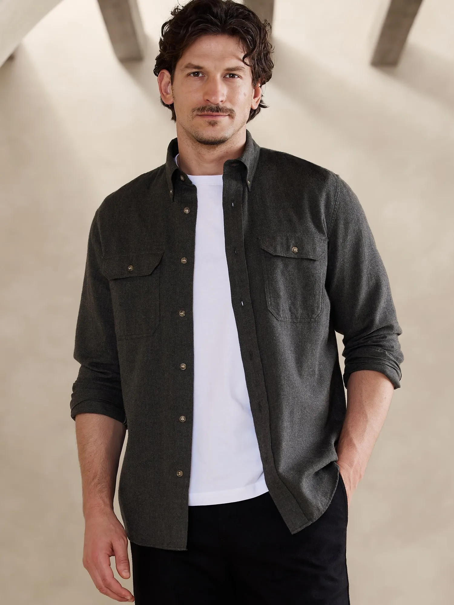 Expedition Flannel Shirt Banana Republic