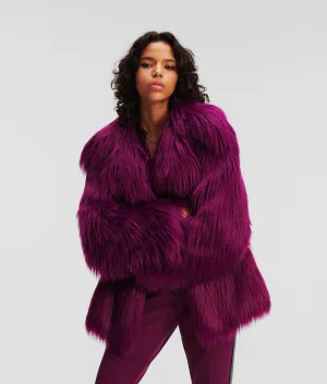 FAUX-FUR JACKET HANDPICKED BY HUN KIM