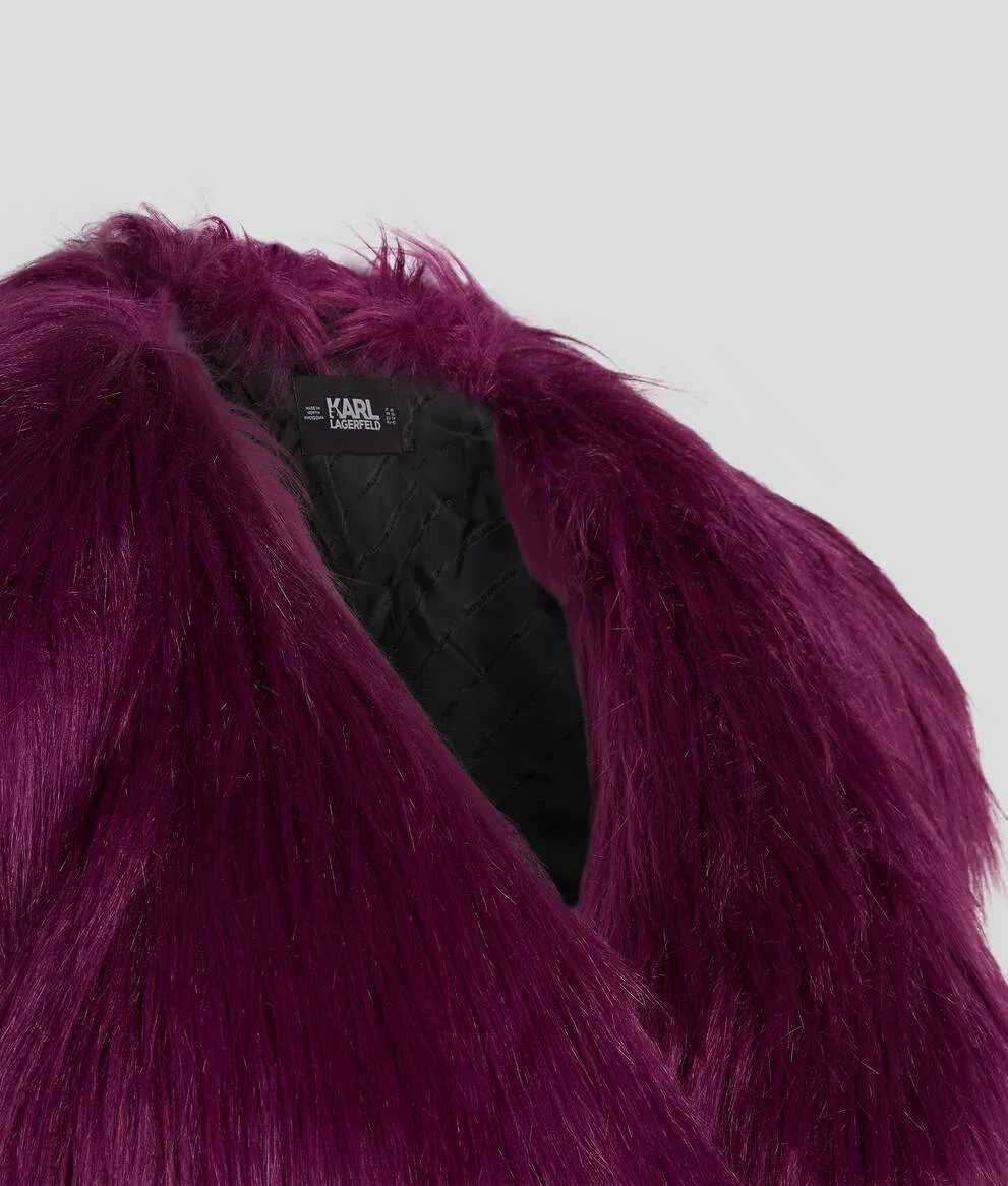 FAUX-FUR JACKET HANDPICKED BY HUN KIM