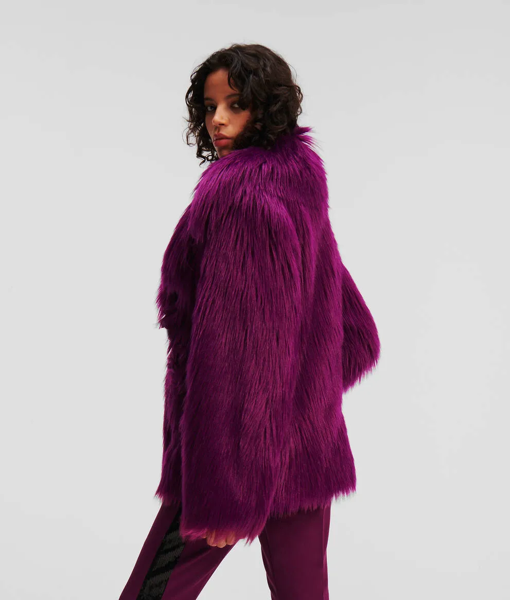 FAUX-FUR JACKET HANDPICKED BY HUN KIM