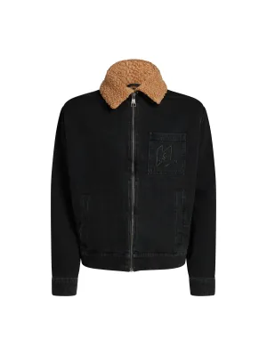 FAUX SHEARLING KL DENIM JACKET