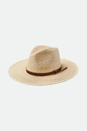 Field Proper Straw Hat - Natural/Brown Brixton