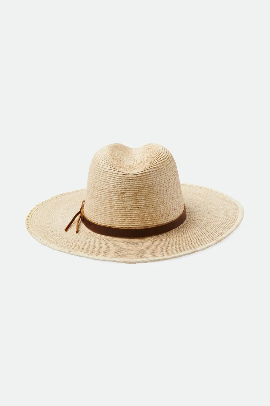 Field Proper Straw Hat - Natural/Brown Brixton