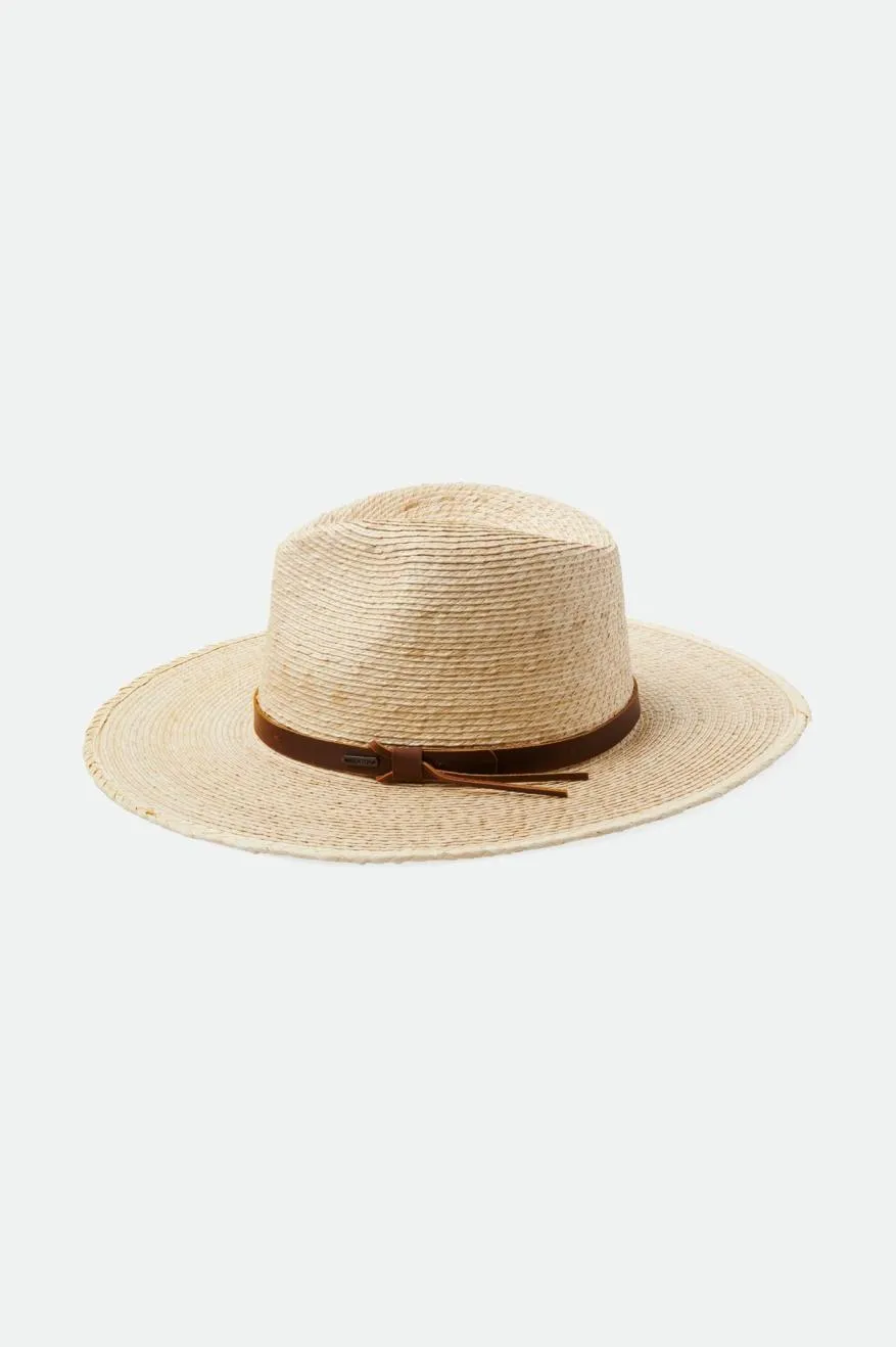 Field Proper Straw Hat - Natural/Brown Brixton