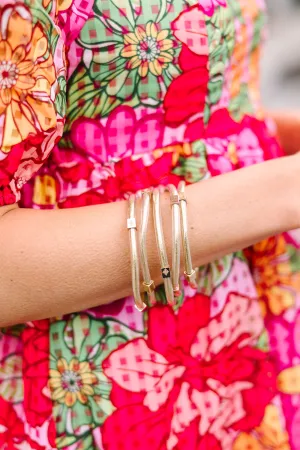 Filled With Love Gold Bangle Set