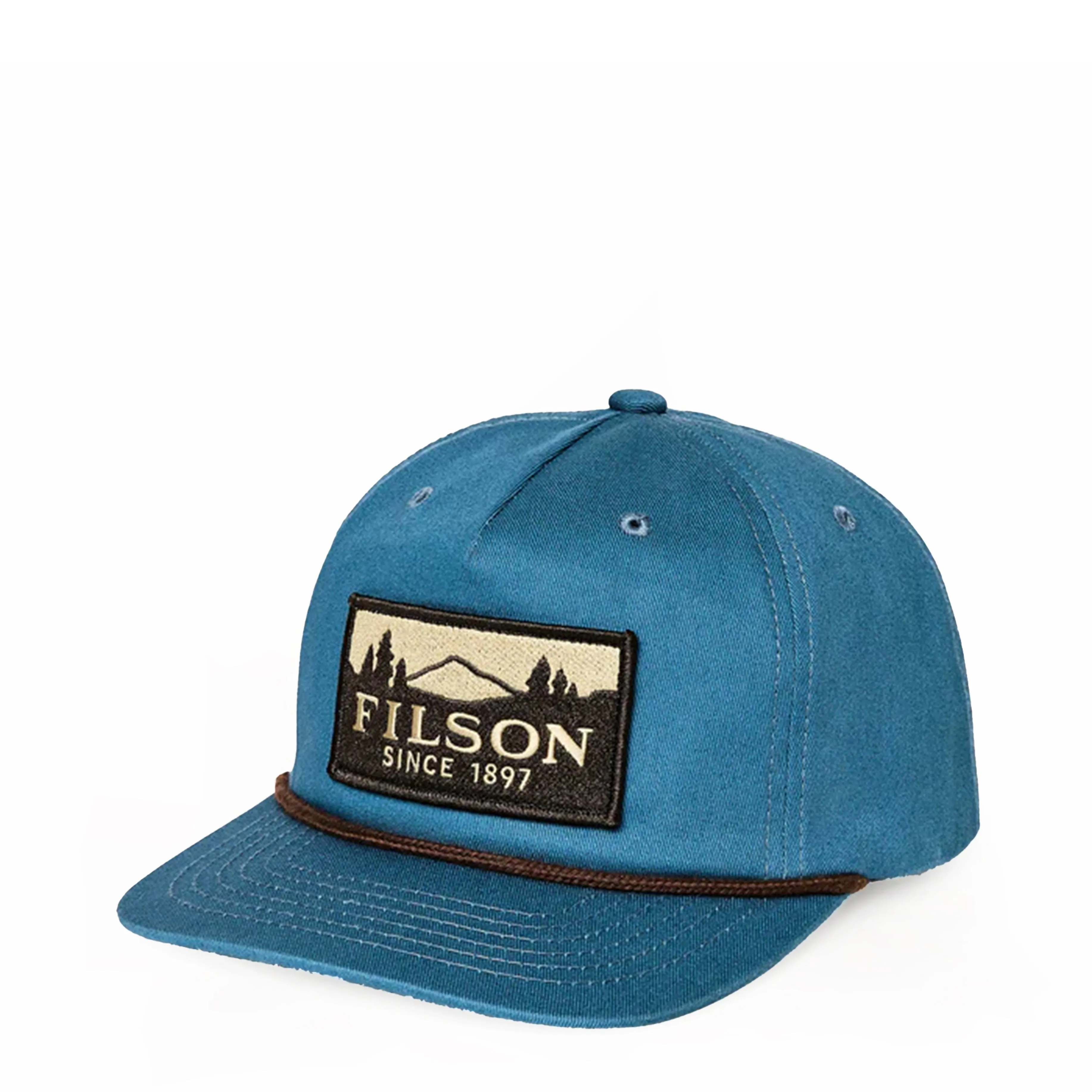 Filson Trucker Cap With Scenic Patch Slate / Filson