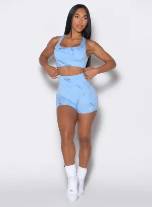 Fit Marble Shorts Bombshell