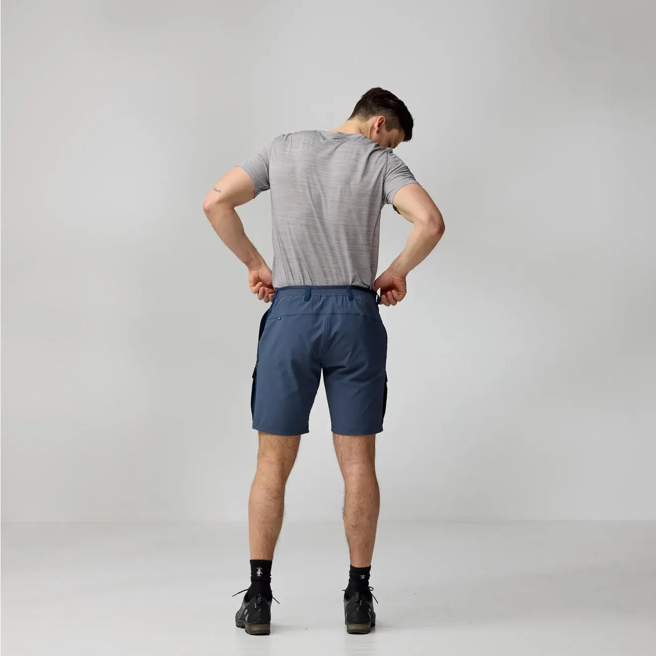 Fjallraven Abisko Hybrid Trail Shorts Navy