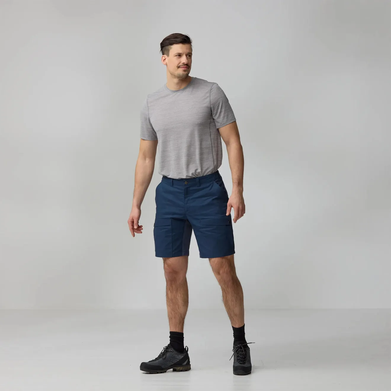 Fjallraven Abisko Hybrid Trail Shorts Navy