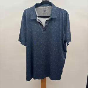 Flag & Anthem Men's Size L Blue Cactus Short Sleeve Shirt